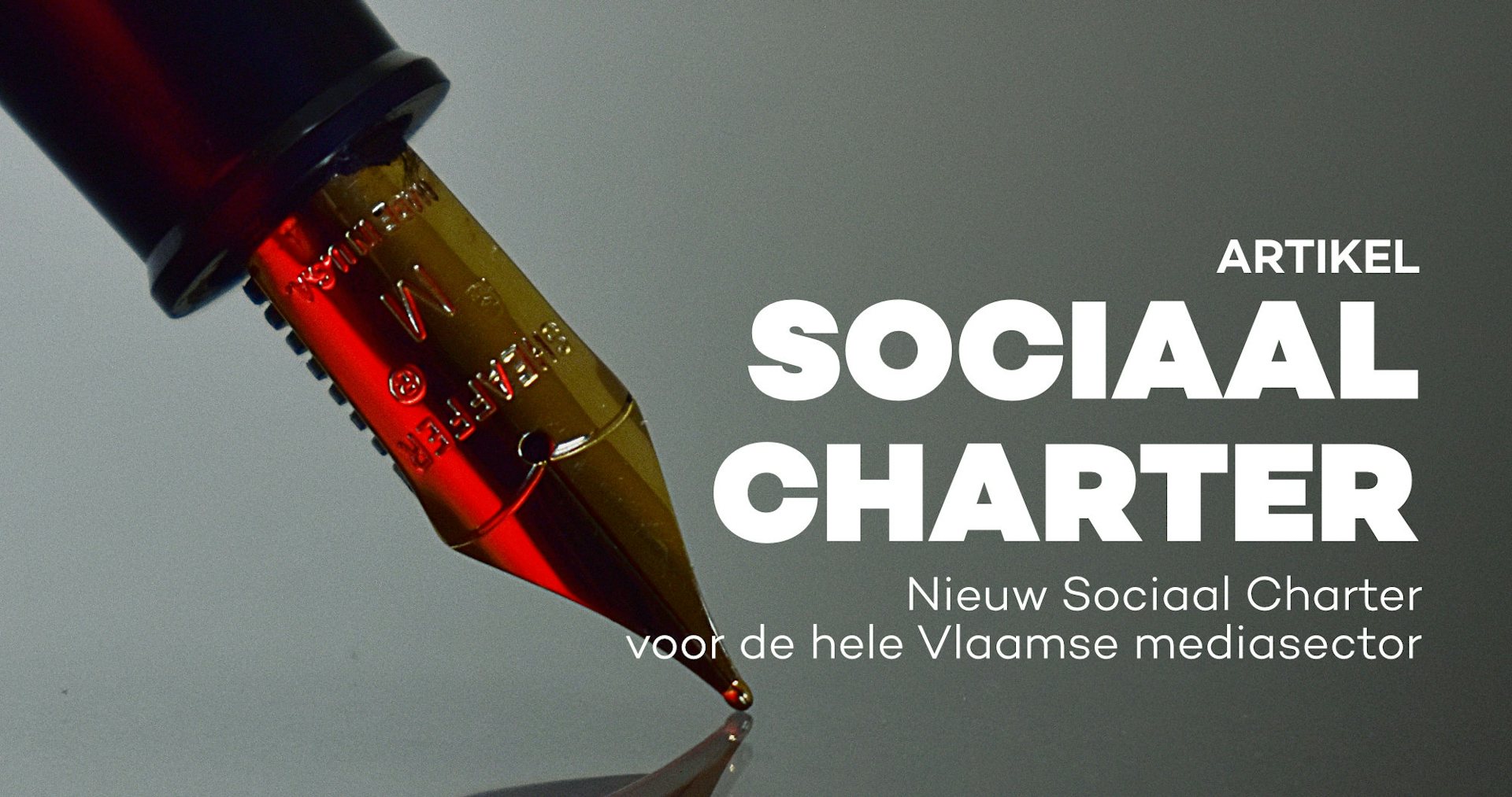 Nieuw Sociaal Charter voor de hele Vlaamse mediasector