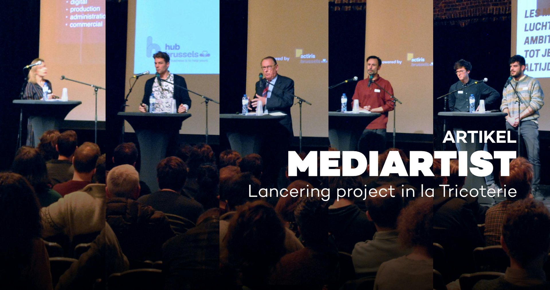 Lanceringsevent voor het project mediartist