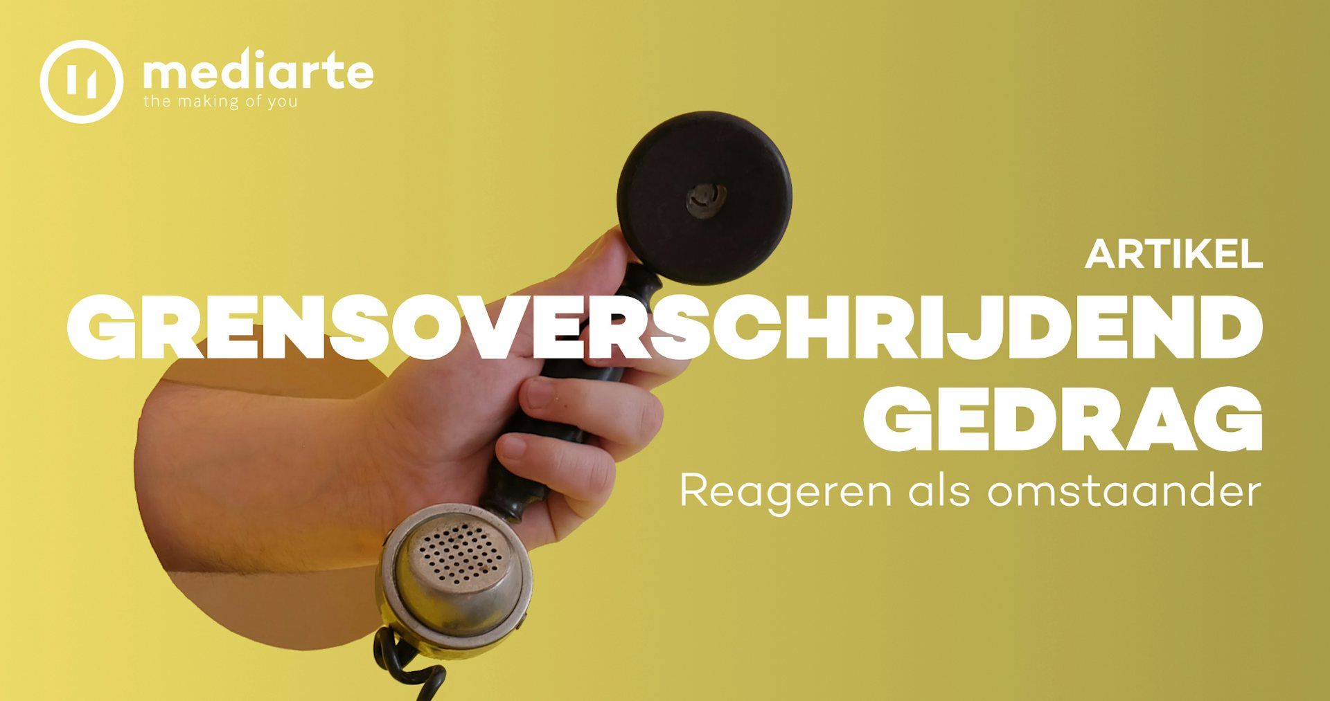 Hoe reageer je als omstaander op grensoverschrijdend gedrag?