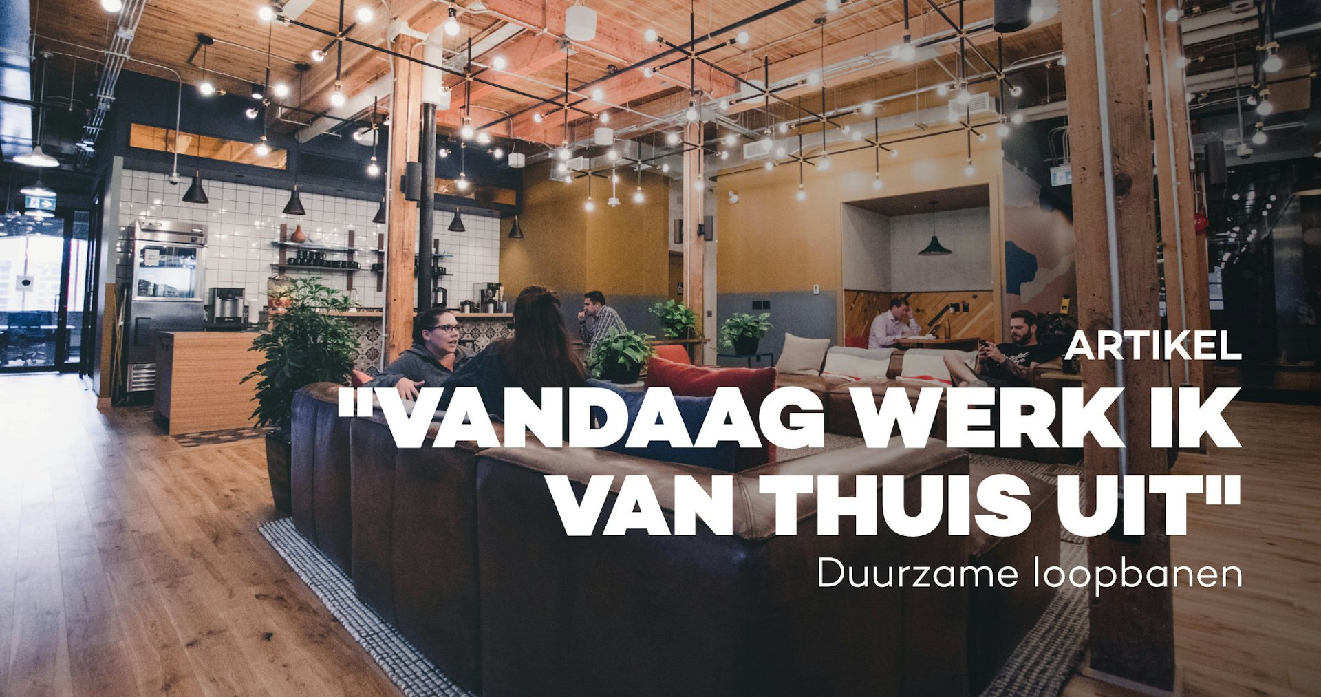 Vandaag werk ik van thuis uit.